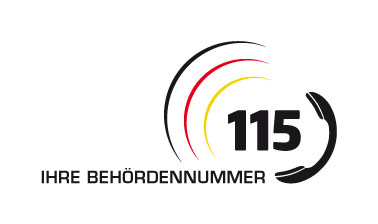 Bild vergrößern: Logo Behördenrufnummer 115 farbig