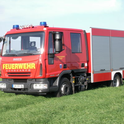 Bild vergrößern: Ein Bild von einem Feuerwehrfahrzeug